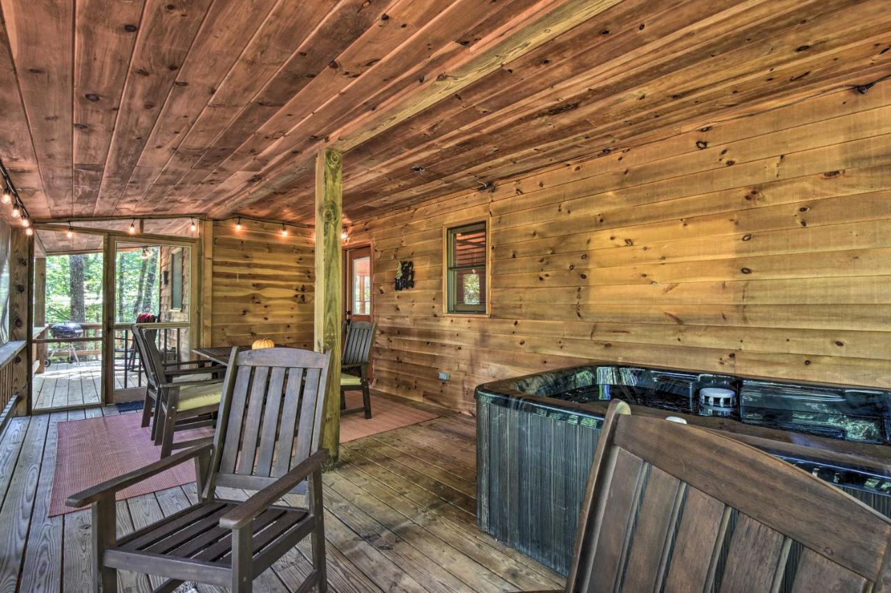 Blue Ridge Cabin Hot Tub, Fire Pit And Grill! Buitenkant foto