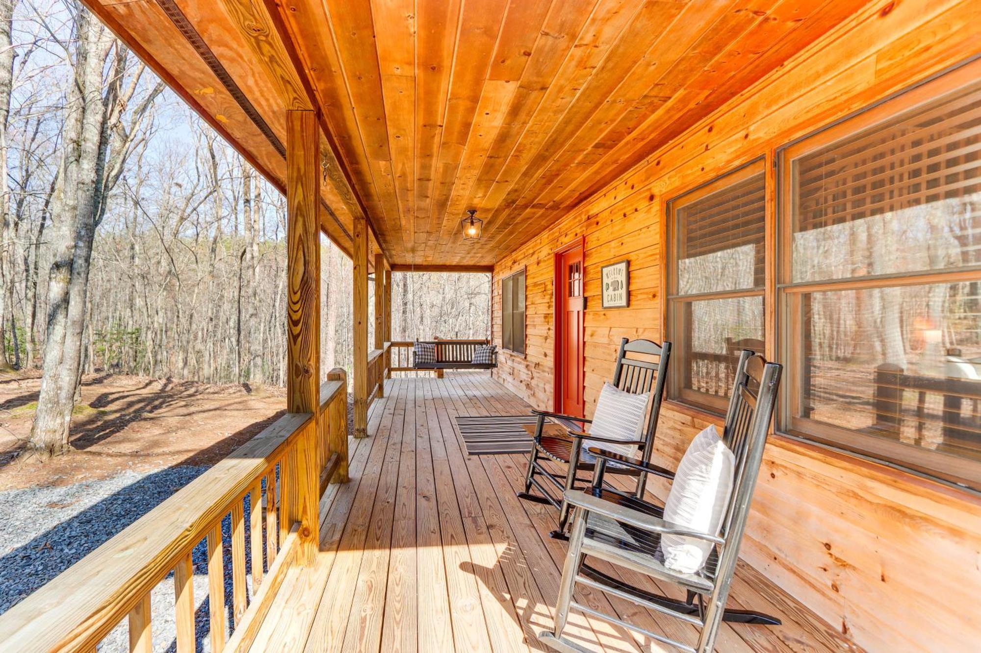 Blue Ridge Cabin Hot Tub, Fire Pit And Grill! Buitenkant foto
